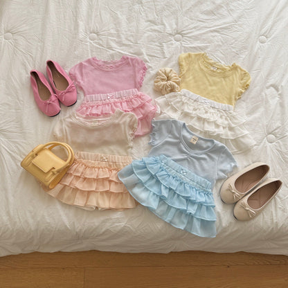 ninibello fruit tiered skirt (80-130cm)