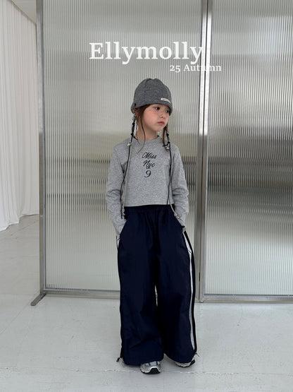 ELLYMOLLY nine crop tee (90-160cm)
