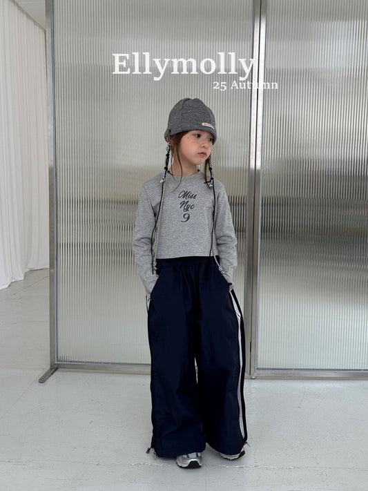 ELLYMOLLY nine crop tee (90-160cm)
