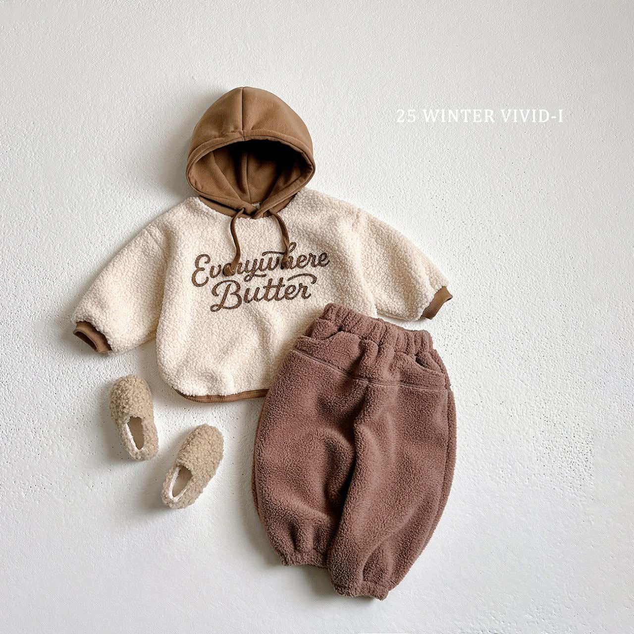 Vivid 暖笠笠Butter抽繩上衣 (75-135cm)