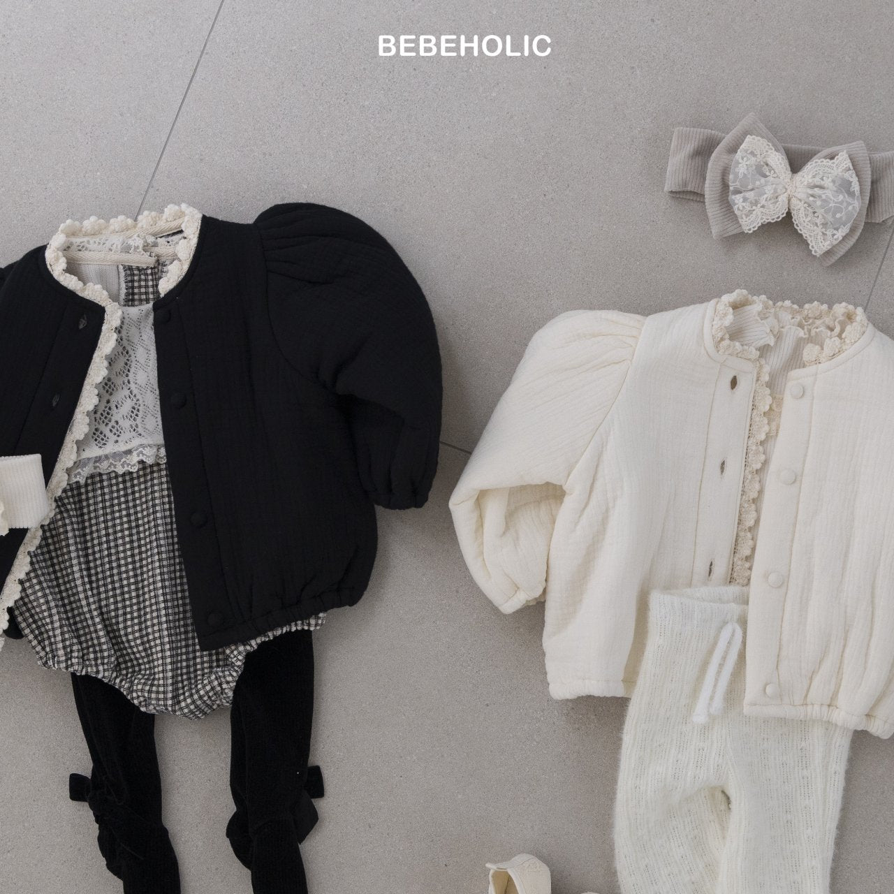 bebeholic chanel padded jacket (6-18m)