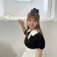 ELLYMOLLY pretty lace collar tee (90-145cm)