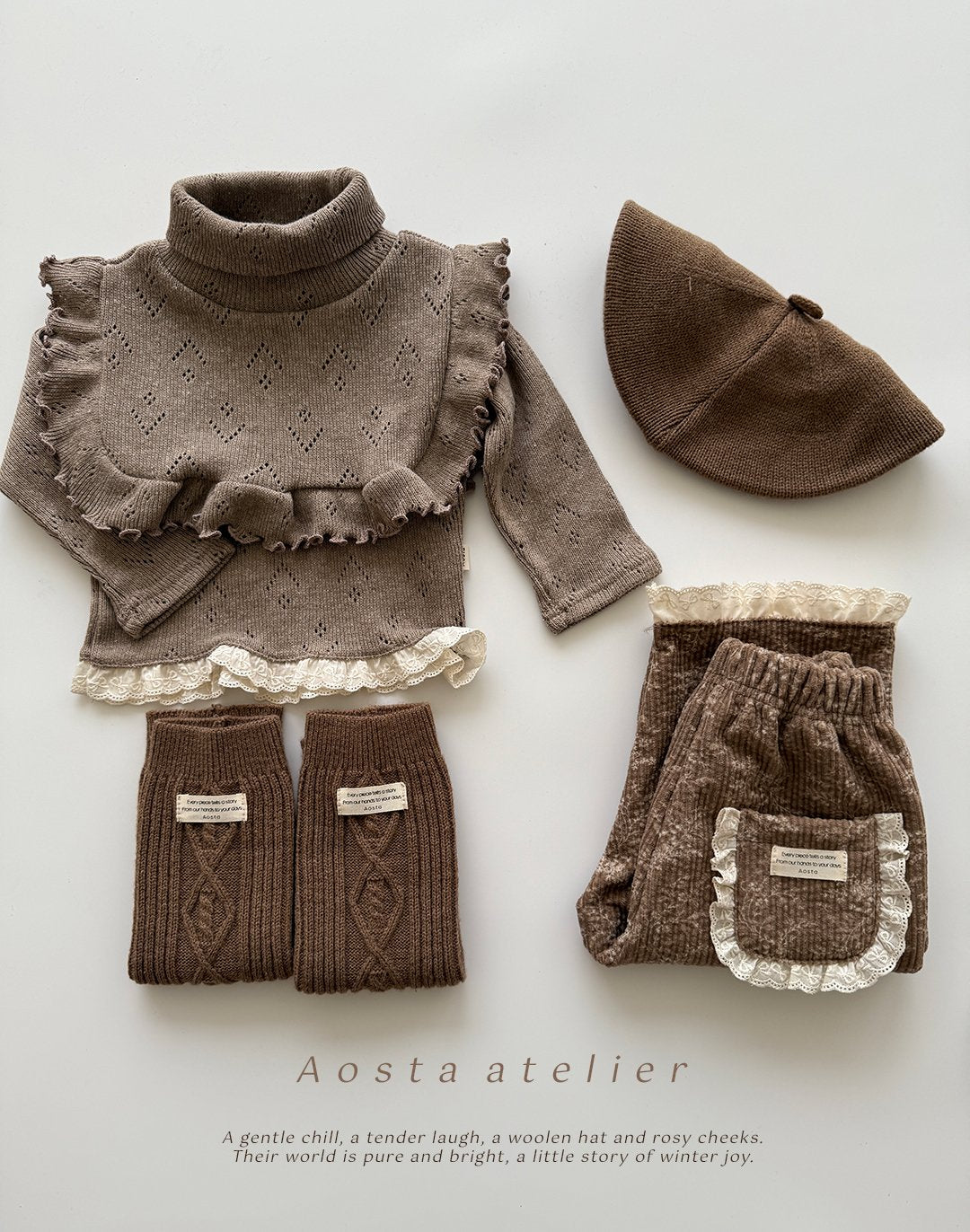 Aosta reete frill turtleneck