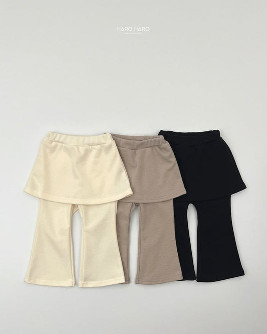 HAROHARO cocoa skirt pants (85-140cm)