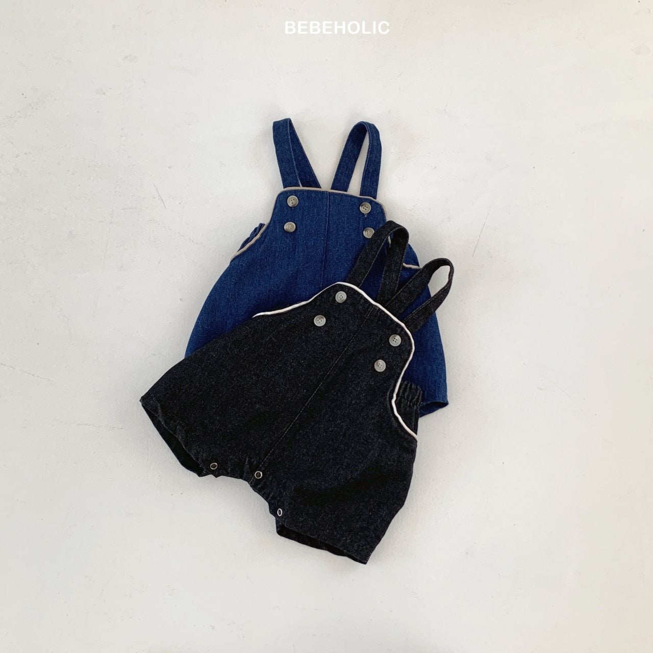 bebeholic river denim suspender (3-18m)