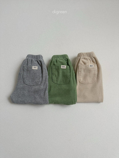 digreen sand terry jogger pants (85-130cm)