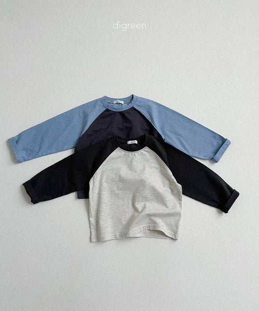 digreen slit raglan t-shirt (90–130cm)