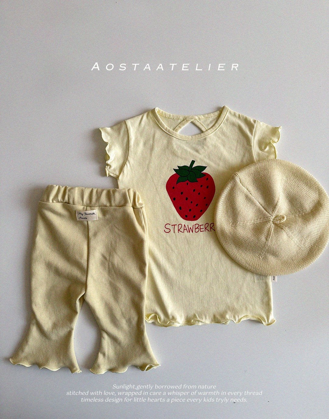 Aosta strawberry dress(70-110cm)