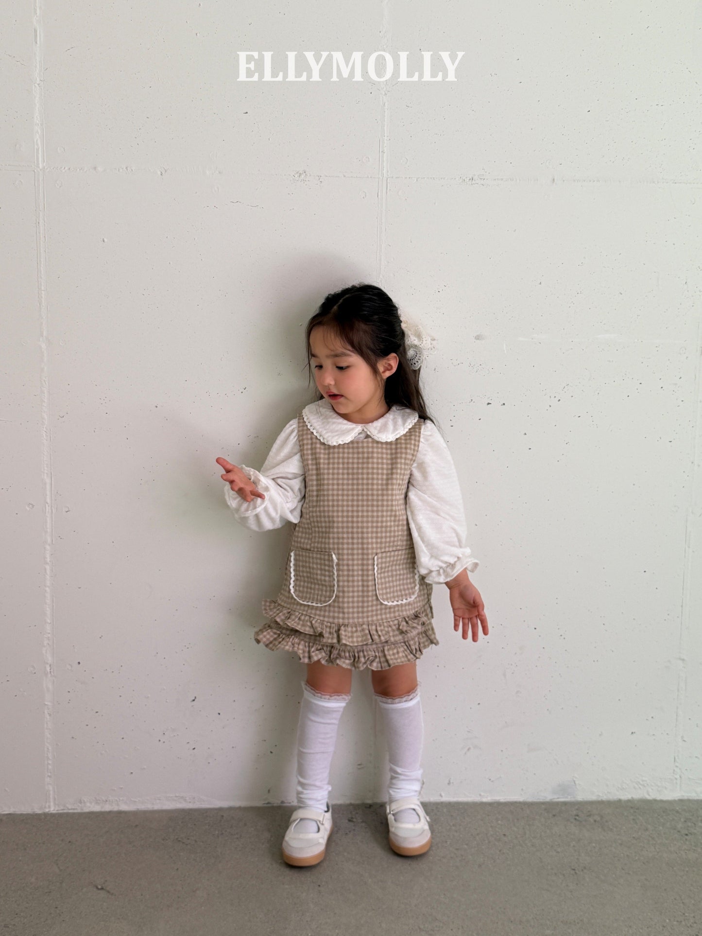 ELLYMOLLY little pocket frill ops (90-145cm)