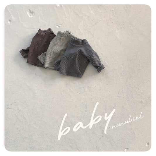 nunubiel bebe stripe turtleneck (3-18m)