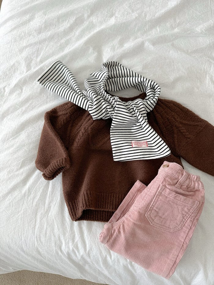 minirobe cable knit (70-110cm)