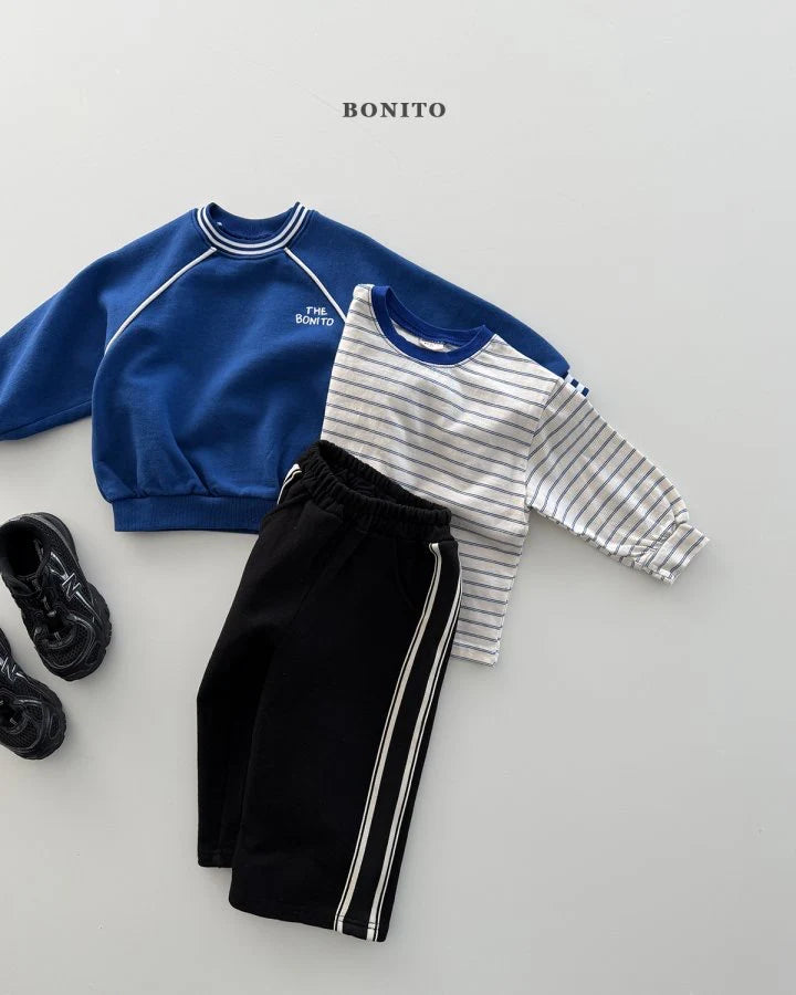 Bonito Stripe Raglan Sweatshirt (~80-140cm)