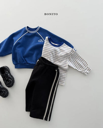Bonito Stripe Raglan Sweatshirt (~80-140cm)