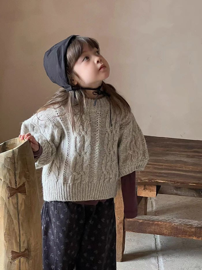 Aiai elin twist knit (kids 90-130cm)