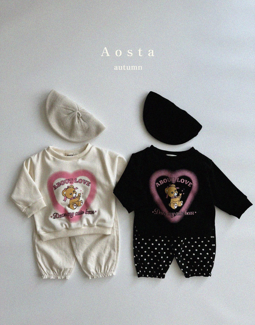 Aosta heart bear mtm (70-115cm)