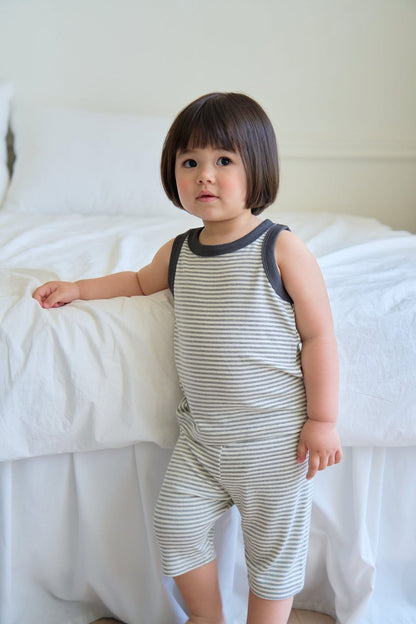 Dajoa 文青條紋套裝居家服 (70-115cm)