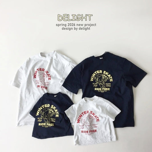 Delight  親子款winter 熊熊Tee (kids & adult )