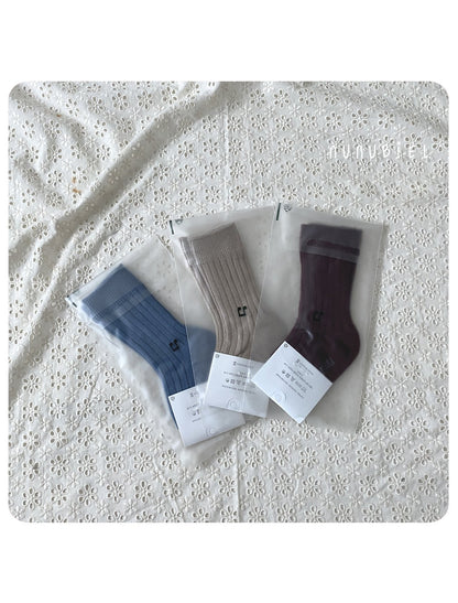 nunubiel long rib socks (~10-20cm)