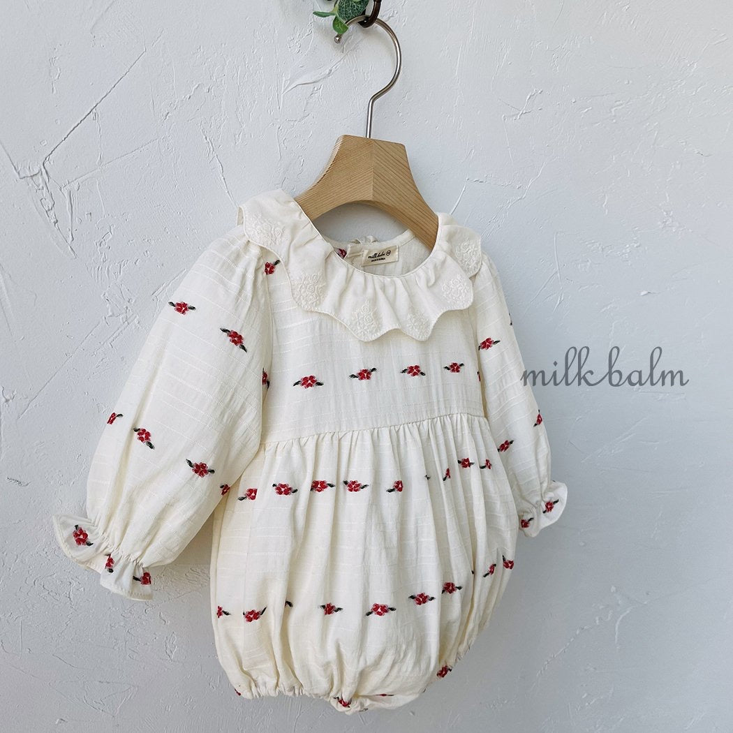 milkbalm garden flower suit (3-18m)