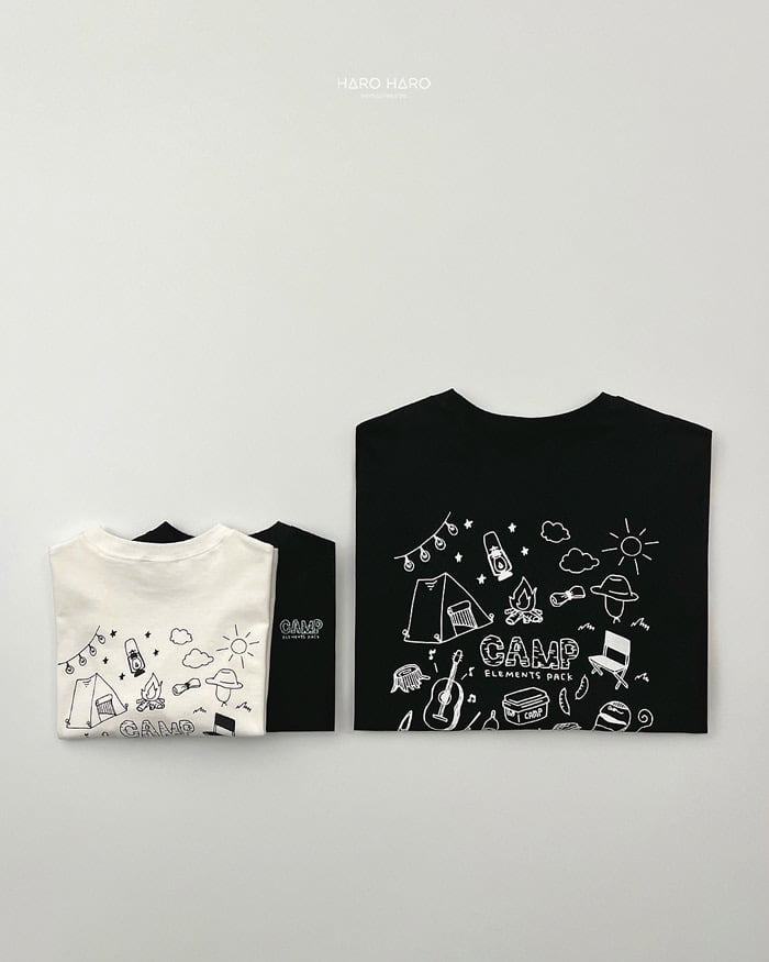 HAROHARO Camping Tee (kids & adult)