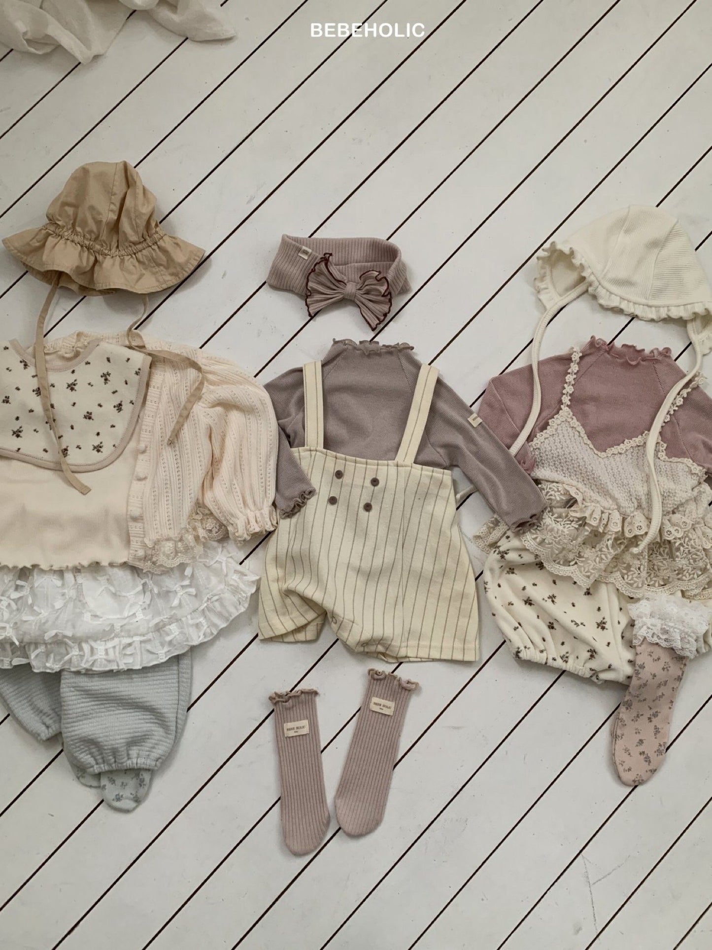 bebeholic bunny rib tee (3-18m)