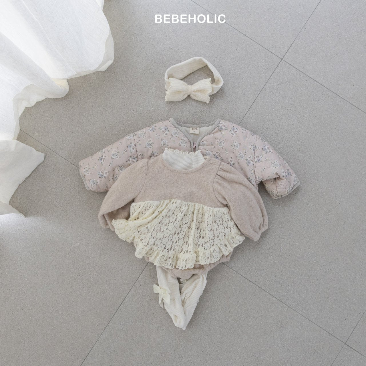 bebeholic via air frill suit (3-18m)