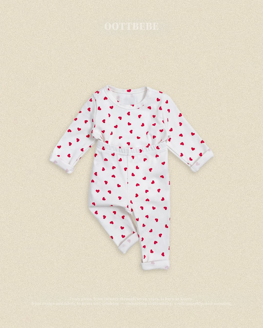 oottbebe petit heart room wear (65-115cm)