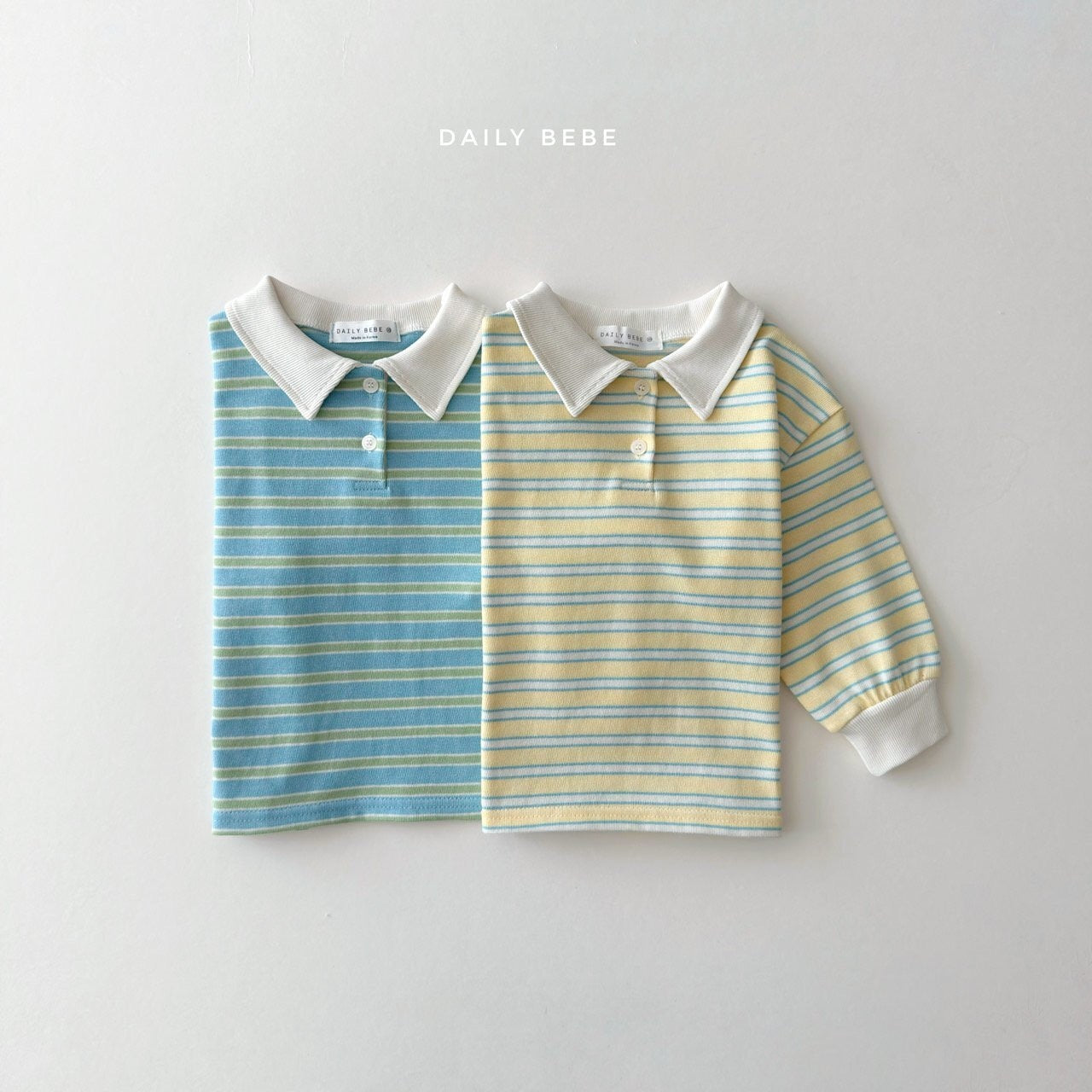 DAILYBEBE stripe collar T (75-145cm)
