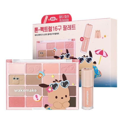 Wakemake x Sanrio 16色眼影盤 (附送腮紅液💗)