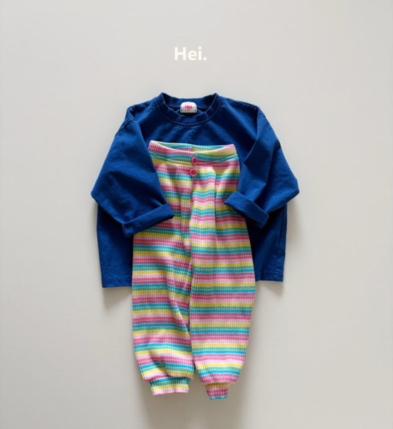 Hei rainbow jogger pants (85-123cm)