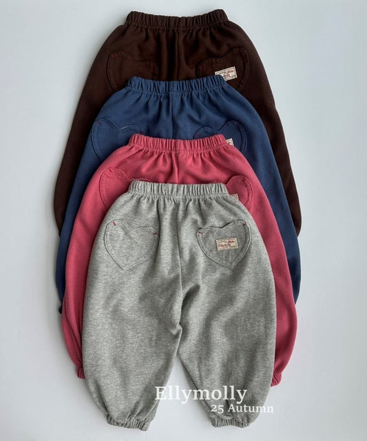 ELLYMOLLY autumn heart jogger (90-160cm)