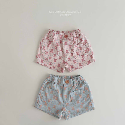 melikey colored ribbon shorts (~80-140cm)