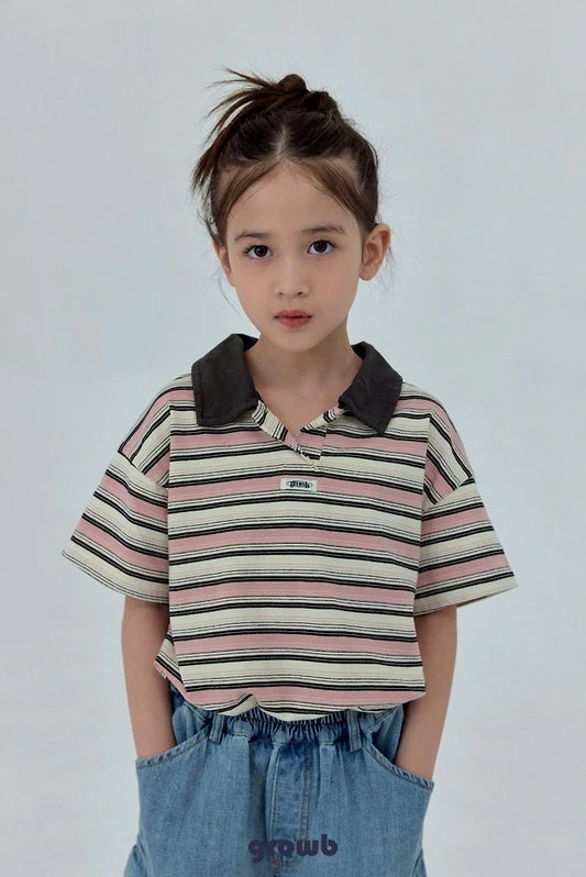 Growb Track Collar Tee (90-155cm)
