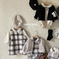 hibyebebe british check overalls
(75-90cm)