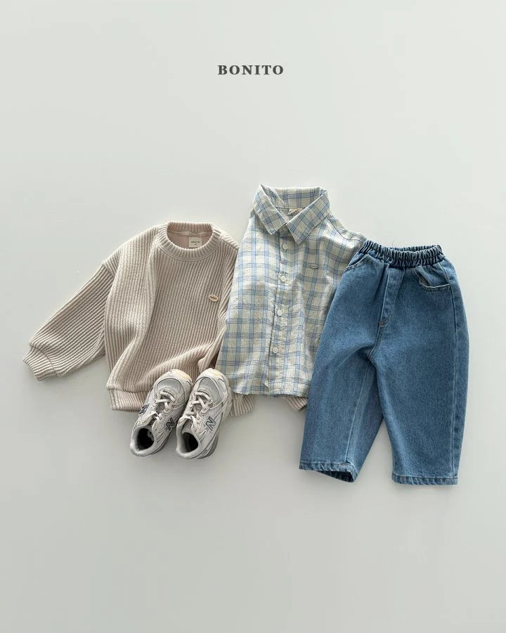 Bonito Pop Knit Sweatshirt (~80-140cm)