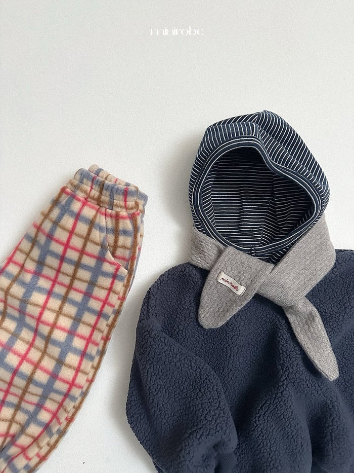 minirobe sherpa hoodie (75-110cm)