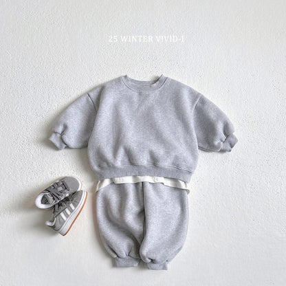 Vivid 素色圓領套裝 (75-135cm)