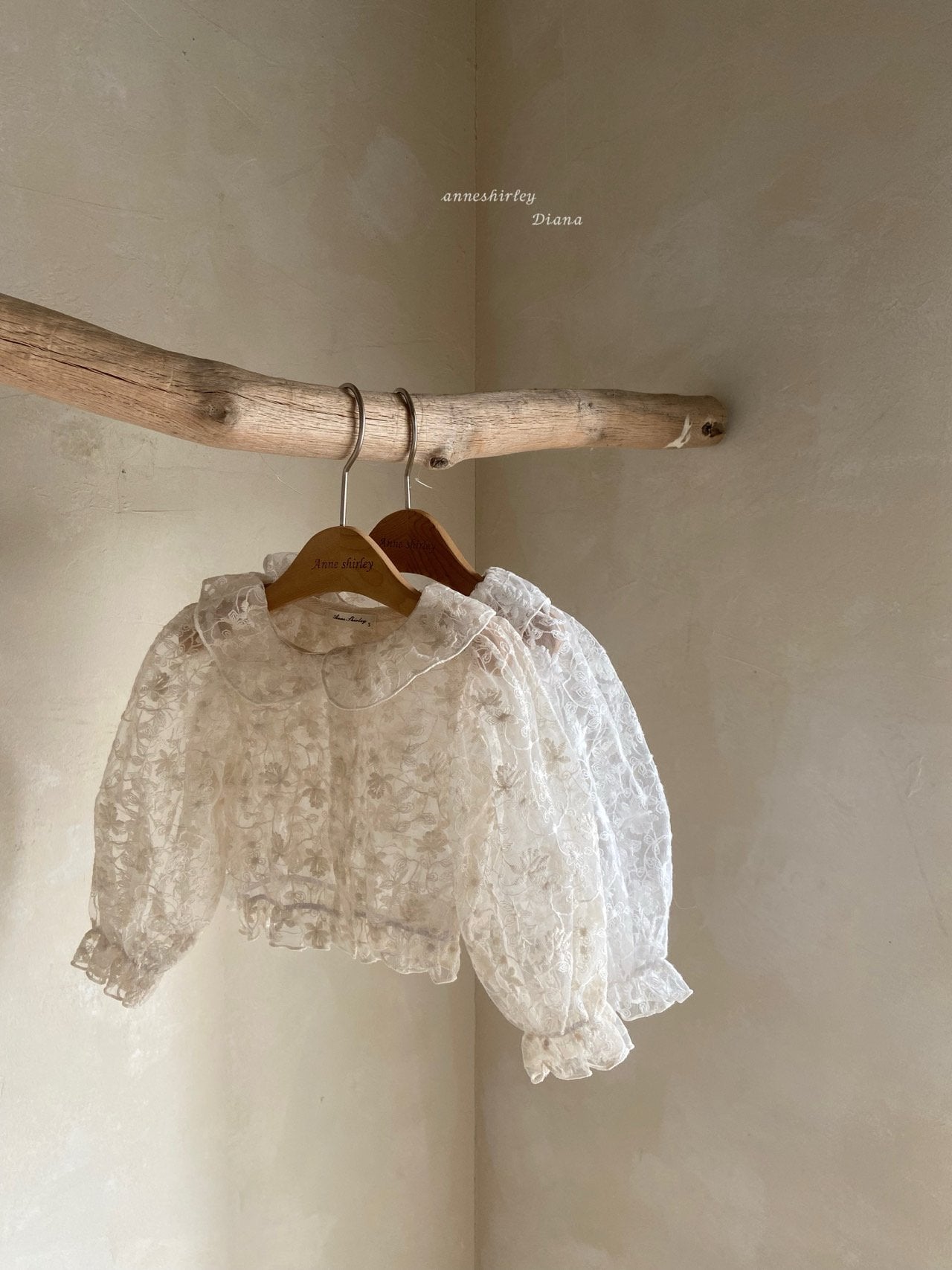 anneshirley lace collar jacket cardigan ( 3m~4y)