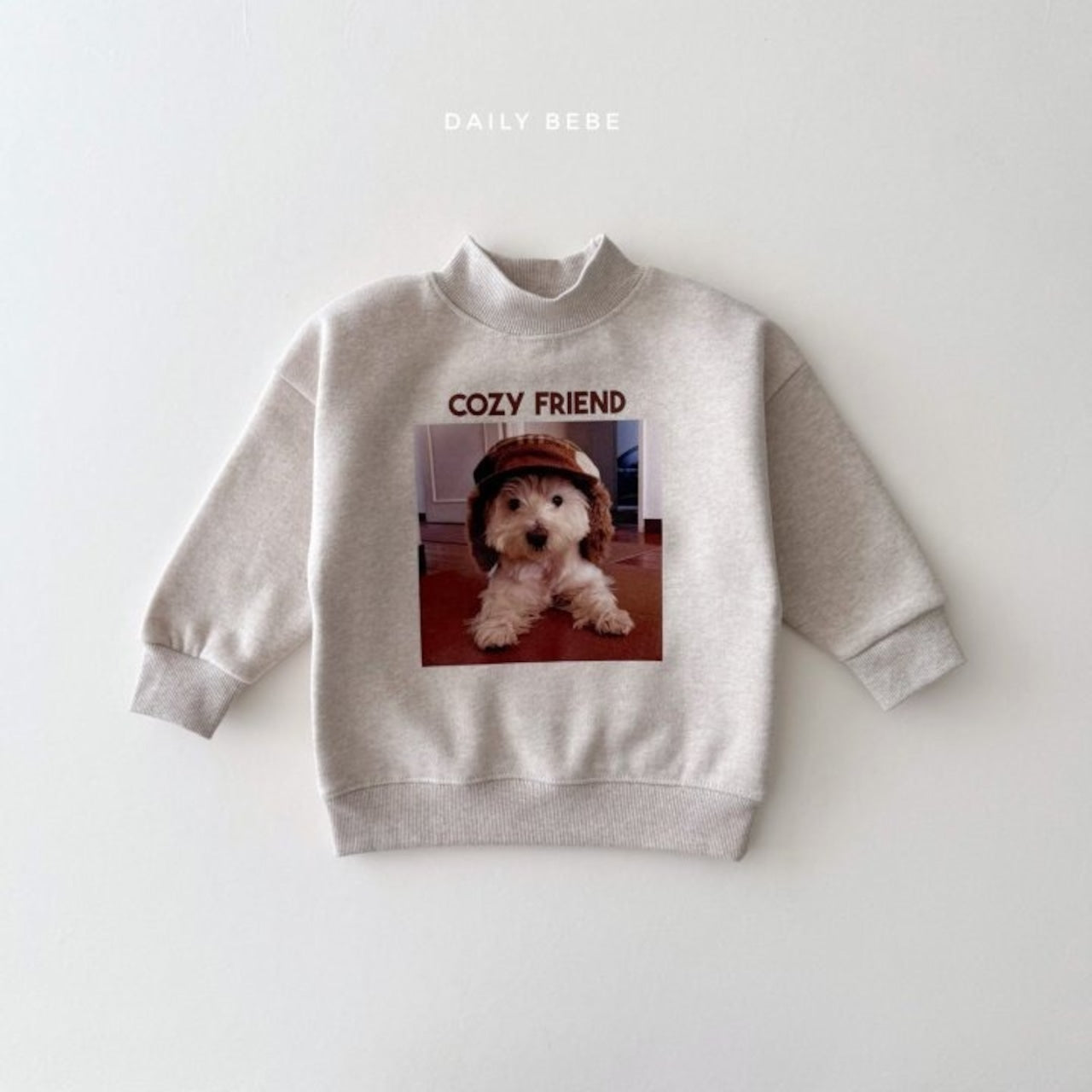 Dailybebe puppy half moon sweatshirt (75-140cm)