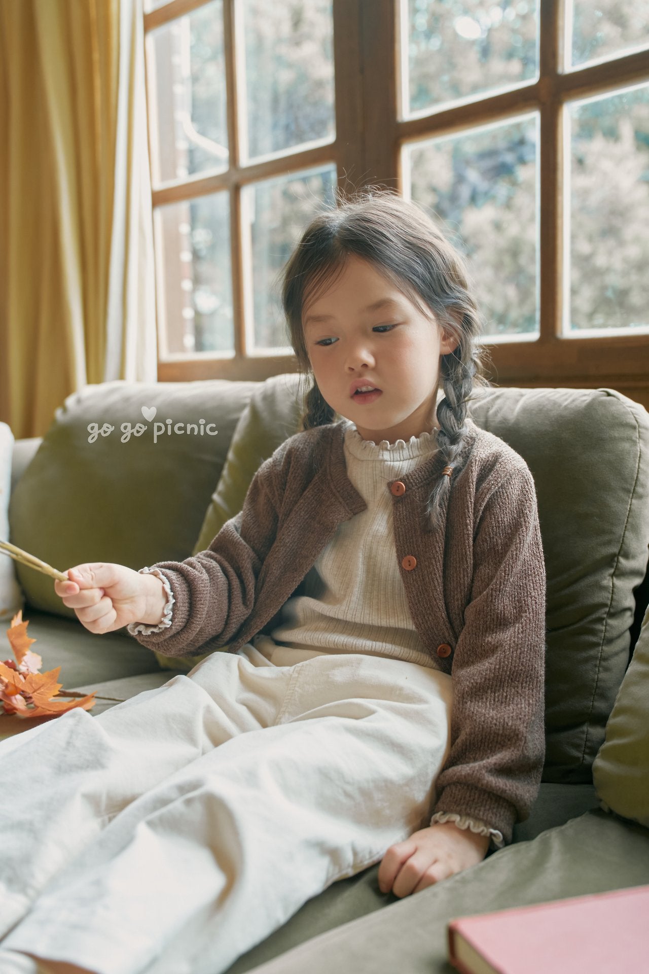 go go picnic popo cardigan (70-120cm)