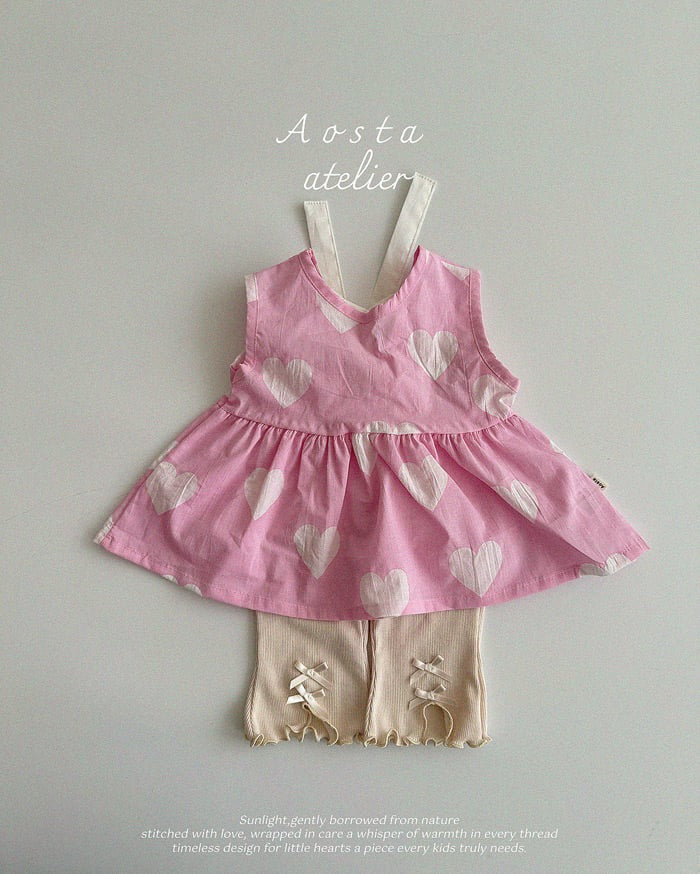 aosta Heart blouse (70-110cm)
