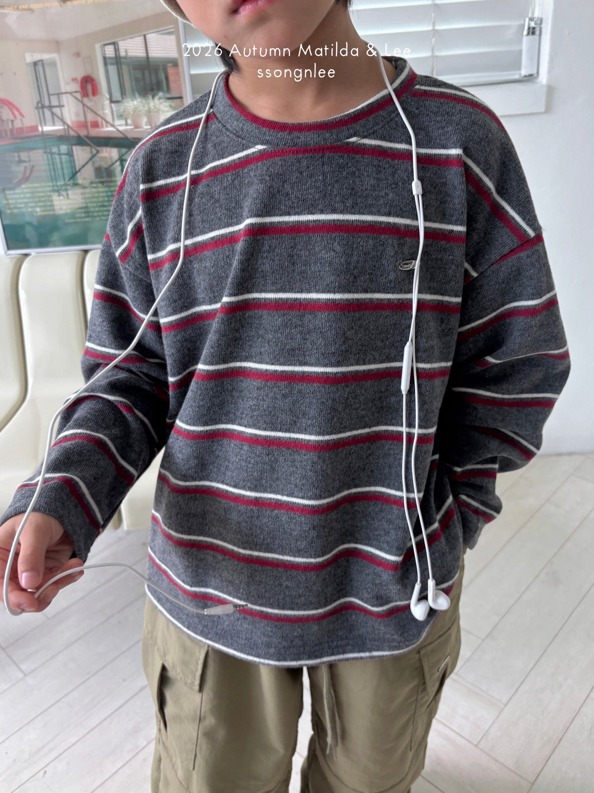 matilda&lee happy border knit (85-165cm)