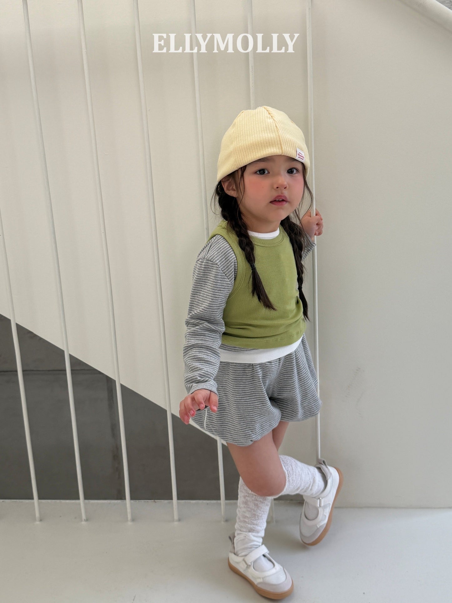 ELLYMOLLY slime layered sleeveless (90-145cm)