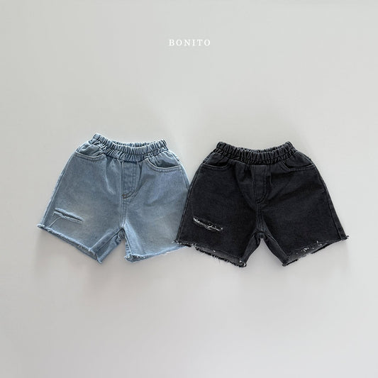 bonito cutting denim shorts (70-140cm)