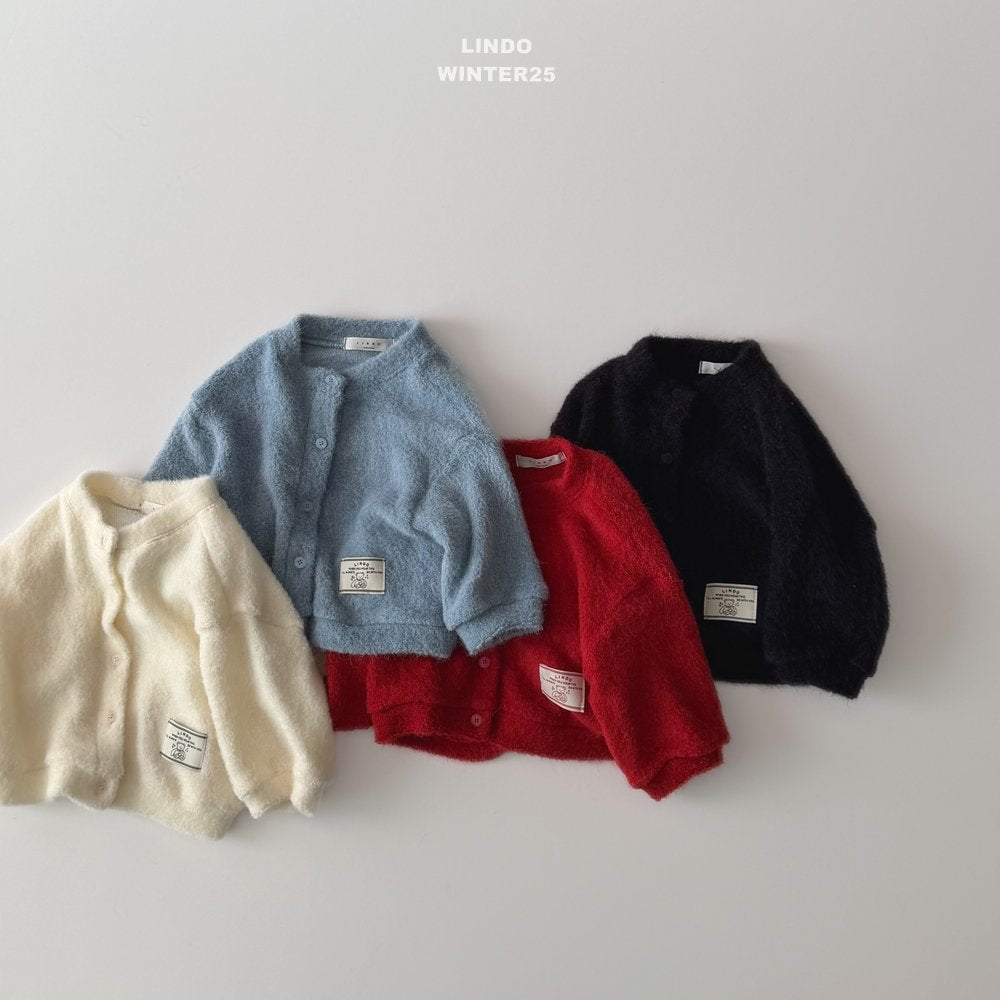 LINDO fluffy cardigan (80-125cm)