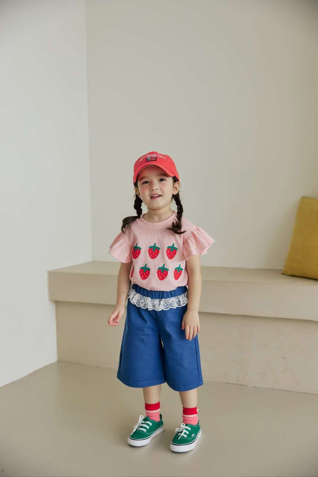 Orangemom 甜甜草莓tee (95-140cm)