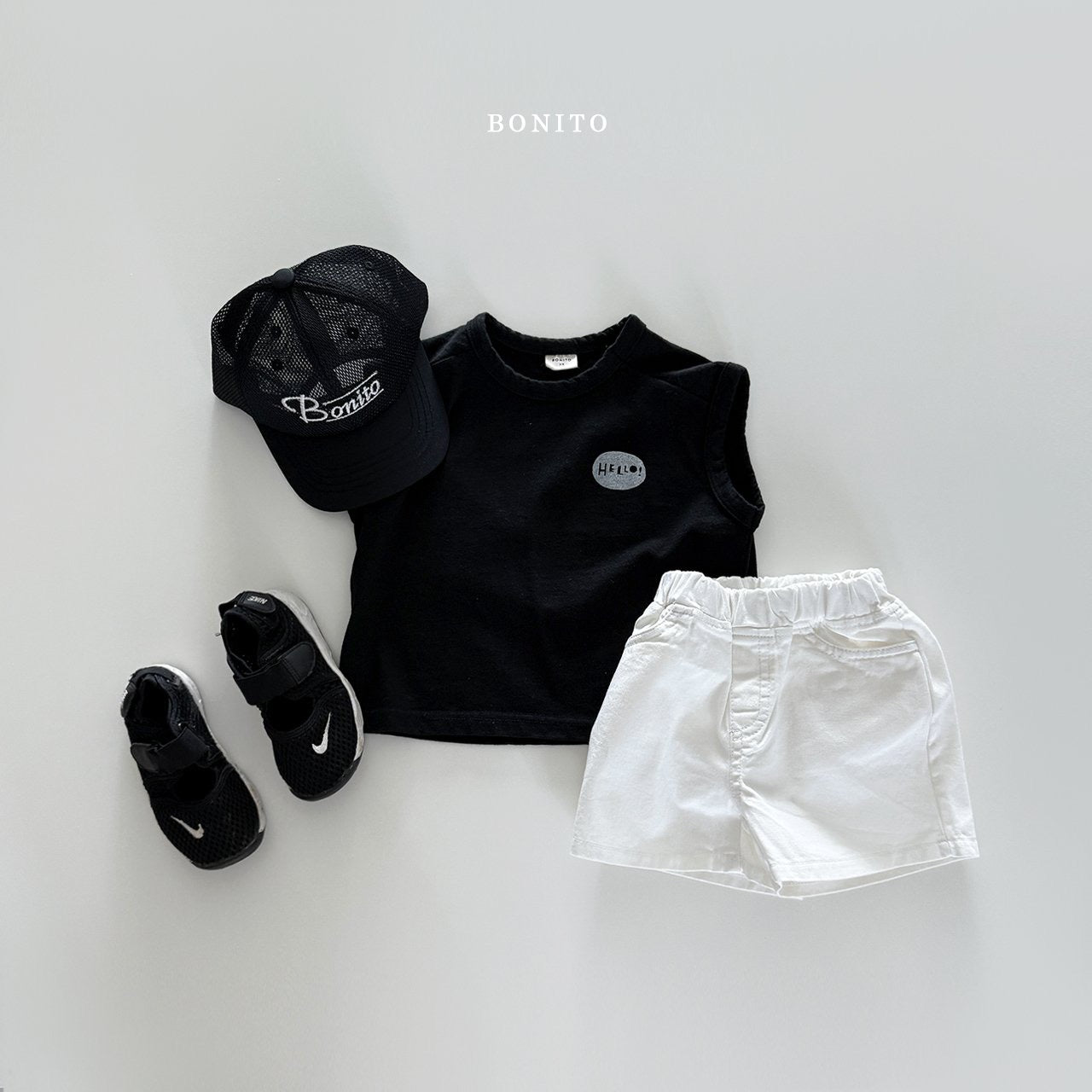 bonito hello tank top (70-140cm)