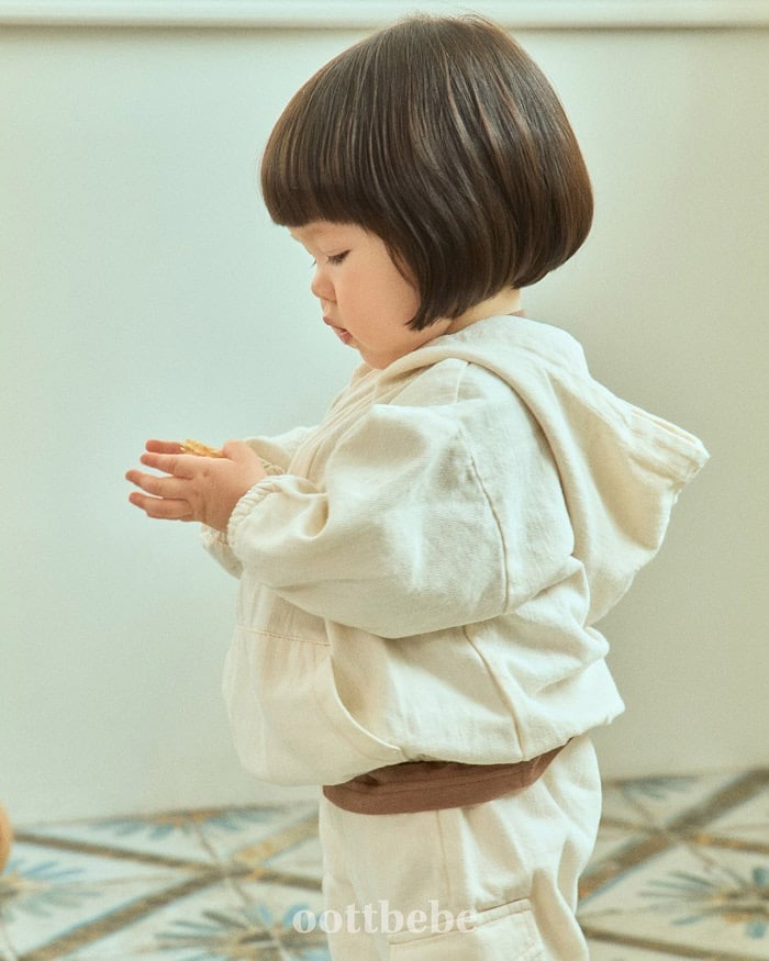 oottbebe stitch hood anorak (75-120cm)