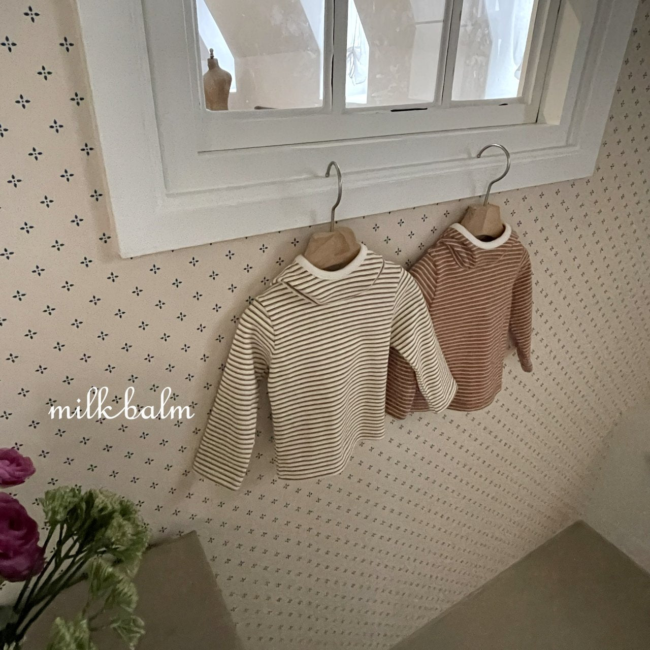 milkbalm border hood tee (75-125cm)