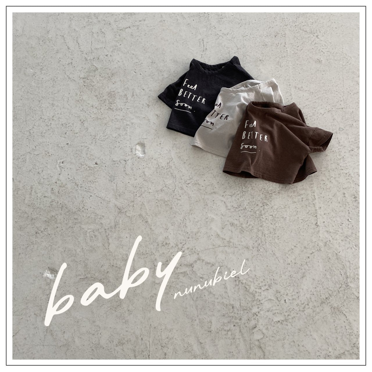 nunubiel bebe recycle t-shirts (3-18m)
